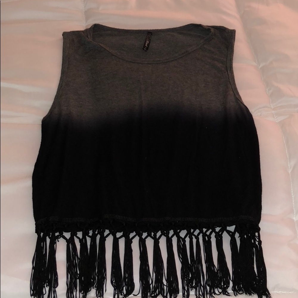fringy crop top